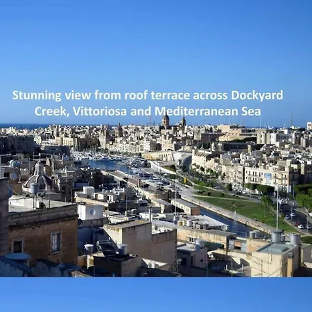Boutique Maltese Apartment - Character, Views, A/C Cospicua